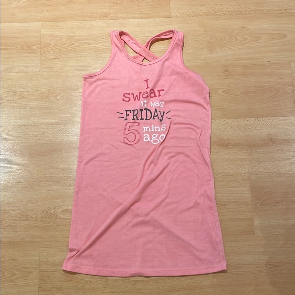 Women's Pink pyjama dress